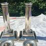 Mid 19th Century Hawksworth,Eyre & Co Silver Plated Candlesticks Image 5