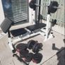 Bench and weights set Image 2