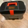 Black & decker toy tool box amd table/cart Image 3