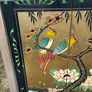 Vintage Chinese lacquer screen in gold frame Image 3