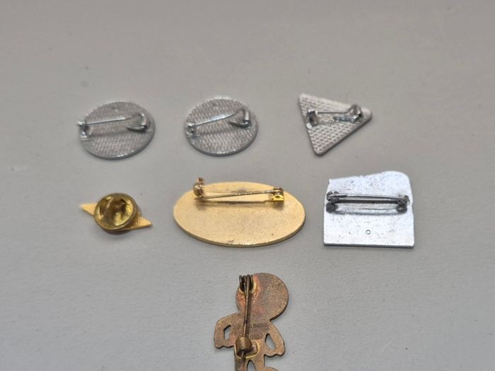 Vintage Enamel Badge Collection - 1950s Robertson's Gomm, Butlins, Tram Memorabilia