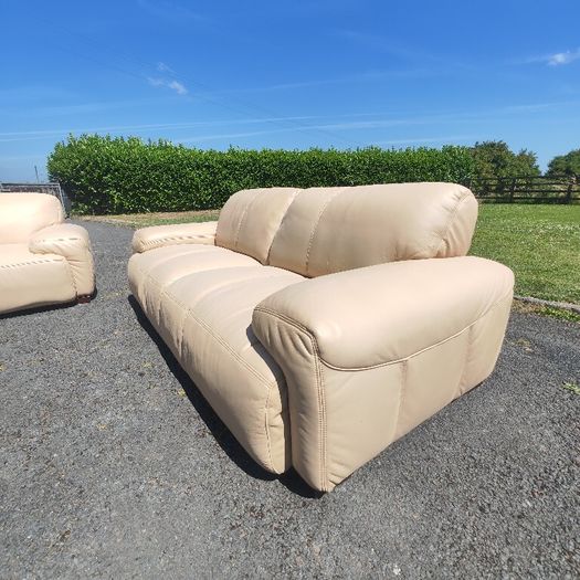 real leather sofas