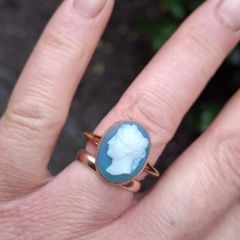 9ct Gold Antique Cameo Ring