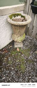 Antique garden flower pot