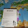 LeapFrog Tag World Map Activity Board, Activity Sets -Human Body, Letters, Numbers, ABC learn Chalkboard Image 3