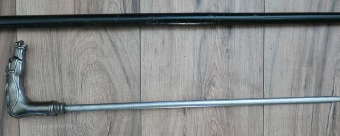 Vintage Sword Stick with  head handle (length 36", blade length 21") (metal walking stick)