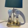 Vintage French Bouillotte Table Lamp Brass Image 2