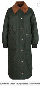 BARBOUR  Re-Engineered Marsett recycled-polyester jacket. Colour: Sage Ancient Size: 12