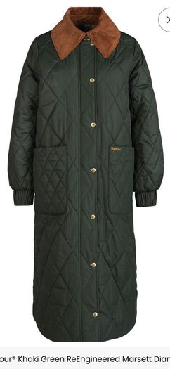 BARBOUR  Re-Engineered Marsett recycled-polyester jacket. Colour: Sage Ancient Size: 12