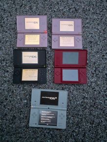 5 x Nintendo DS Lite/DSi Consoles (Free Post)