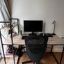 Home office desk + office chair + desk lamp Image 2