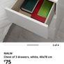 malm ikea 3drawer Image 3