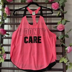 Top Victoria secrets pink medium racer back sportswear top