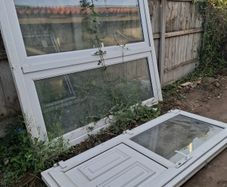 Double glazed doors x 2