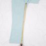 Zara Turquoise Blue White Gingham Check High Waisted Flared Trousers Size S Image 10