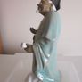 Chinese unusual  Glazed Mudman Pottery Figure 10'' signed Image 4