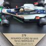 Onyx 1:43 Minardi Ford M195B Tarso Marques F1 Formula 1 Model Car Image 2