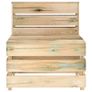 7 Piece Garden Lounge Set Green Impregnated Pinewood Image 9