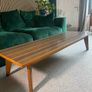Mid century walnut coffee table Image 4
