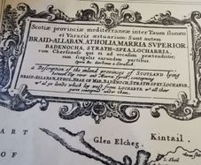 Old Scottish map