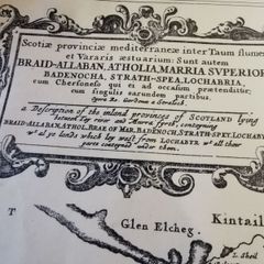 Old Scottish map