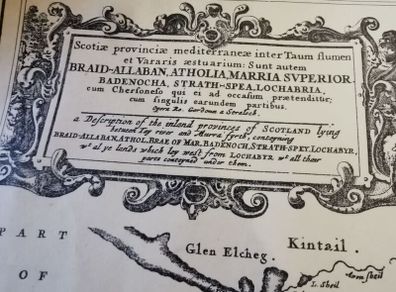 Old Scottish map