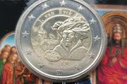 Belgium 2020 year Brilliant Uncirculated 2 Euro coin.