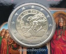 Belgium 2020 year Brilliant Uncirculated 2 Euro coin.
