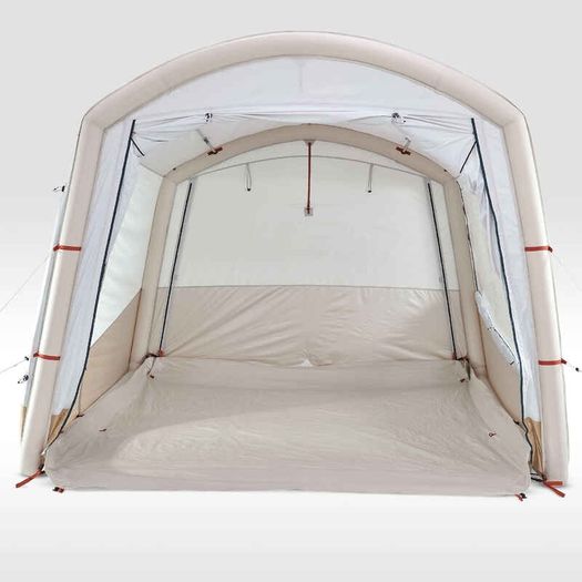 quechua inflatable camping shelter and pump