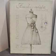 Decorative Fashion Wall Art Wooden Panel 40 x 30 cm