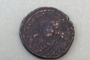 Byzantine Empire Emperor Maurice Tiberius 587 AD Follis