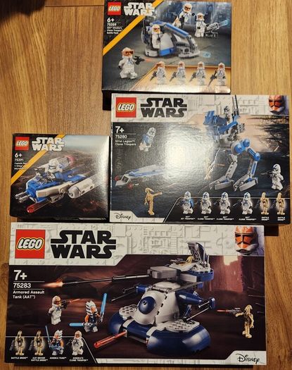 Lego Star Wars 501st Squad (75391,75359,75280,75283)