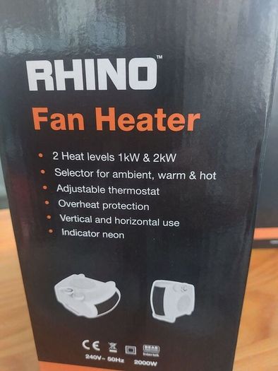 2 KW Fan Heater.( 2 available)