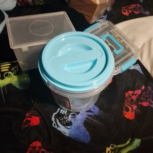 plastic boxes