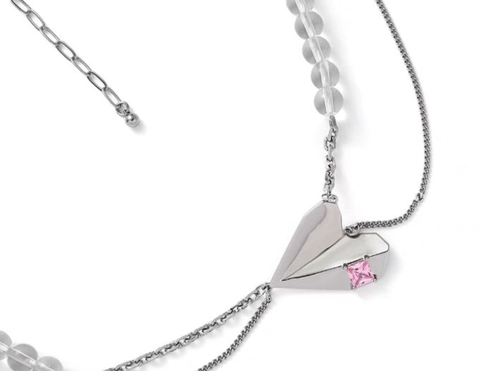 Rebel Studio Metal Heart Necklace