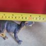 Vintage Green and Yellow T-Rex Tyrannosaurus Rex - Made in China Dinosaur Figure Image 2