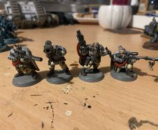 Warhammer 40k Space Wolves Scouts x 4
