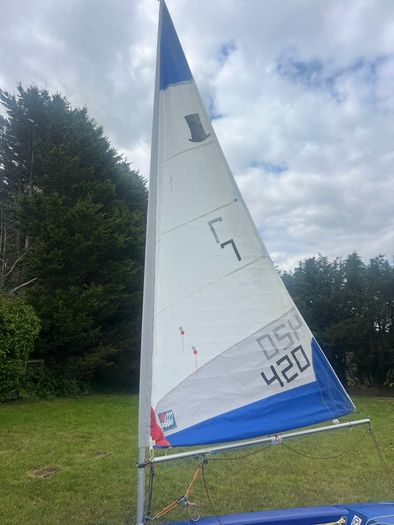 Topper sailing Dinghy