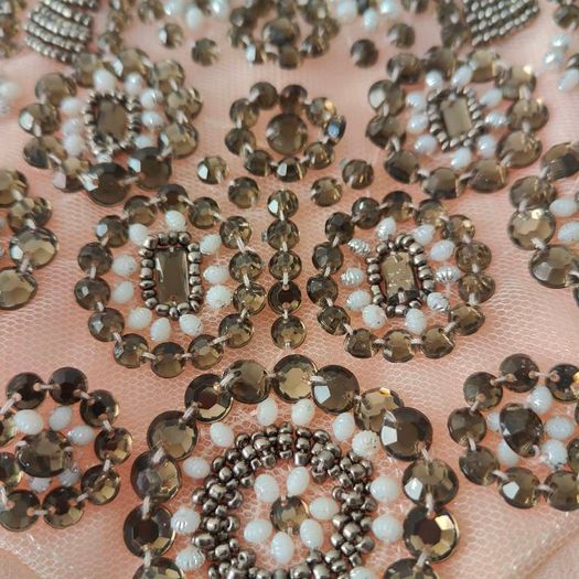 Miss Selfridge Peach Maxi dress size 8