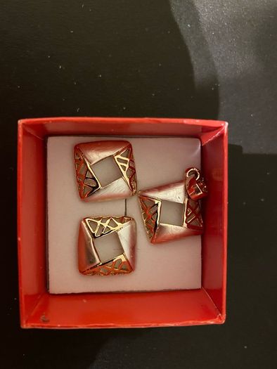 Earrings & chain set