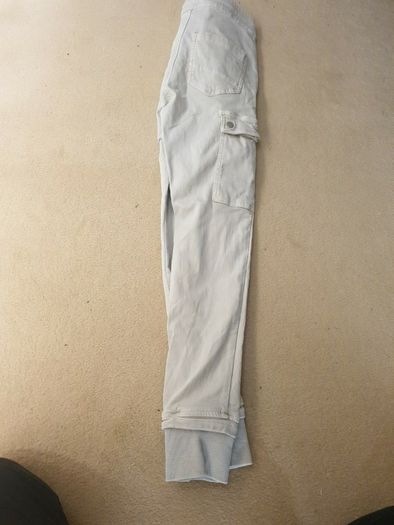 Melly & co beige jogger jeans uk 10