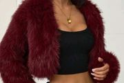 cropped fur jacket