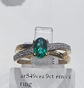 Double Band Wedding & Engagement Ring