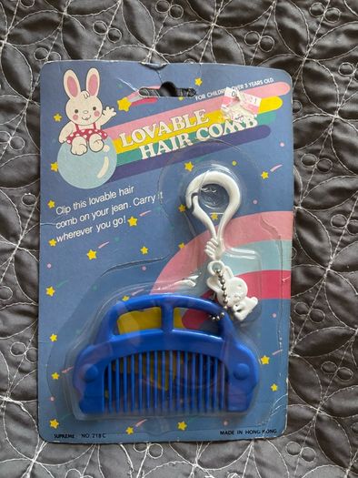 Brand New Vintage Lovable Hair Comb