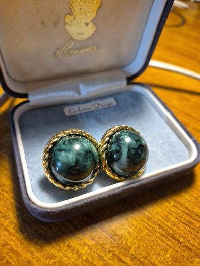 Vintage Green Earrings