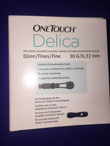 One touch lancets