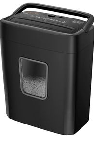 8 Sheet Cross Cut Paper Shredder, Shredder Shred Credit Cards/Staples/Clips for Small Home Office Use, Portable Handle Design with 16L Wastebasket (FREE POSTAGE)
