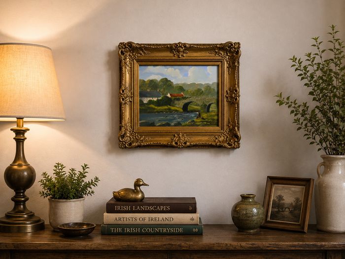Robert B. Higgins (b. 1943) - Original Signed Irish Landscape Oil Painting