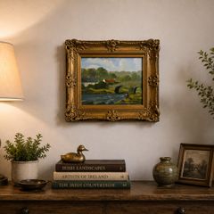 Robert B. Higgins (b. 1943) - Original Signed Irish Landscape Oil Painting