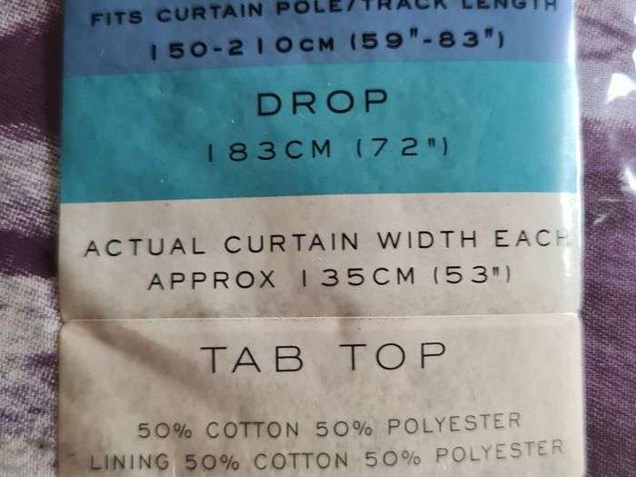 NEXT Lined Curtains - Brand New!!!